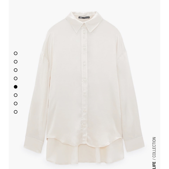 Satin effect blouse - Picture 3 of 5